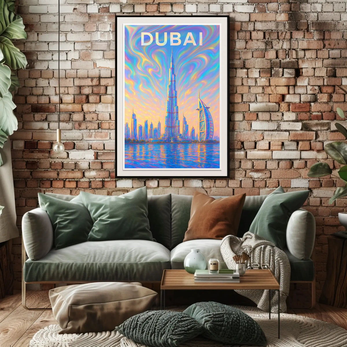 Dubai Skyline Poster