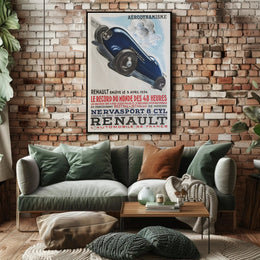 Renault NervaSport World Record Achievement Poster