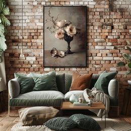 Timeless Elegance Floral Still Life Poster