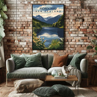 Fiordland, New Zealand Poster