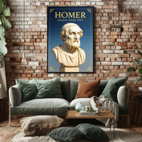 Homer Ancient Greek Poet Poster PosterGoat