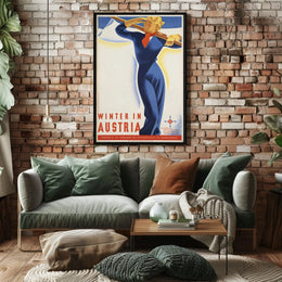 Winter in Austria Poster