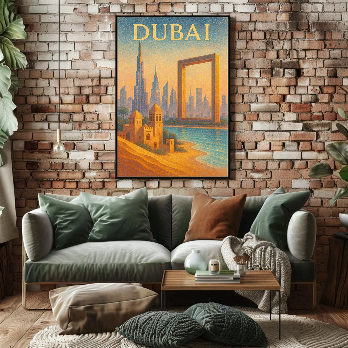 Dubai Poster Wall Art Blends Tradition Modernity For Home