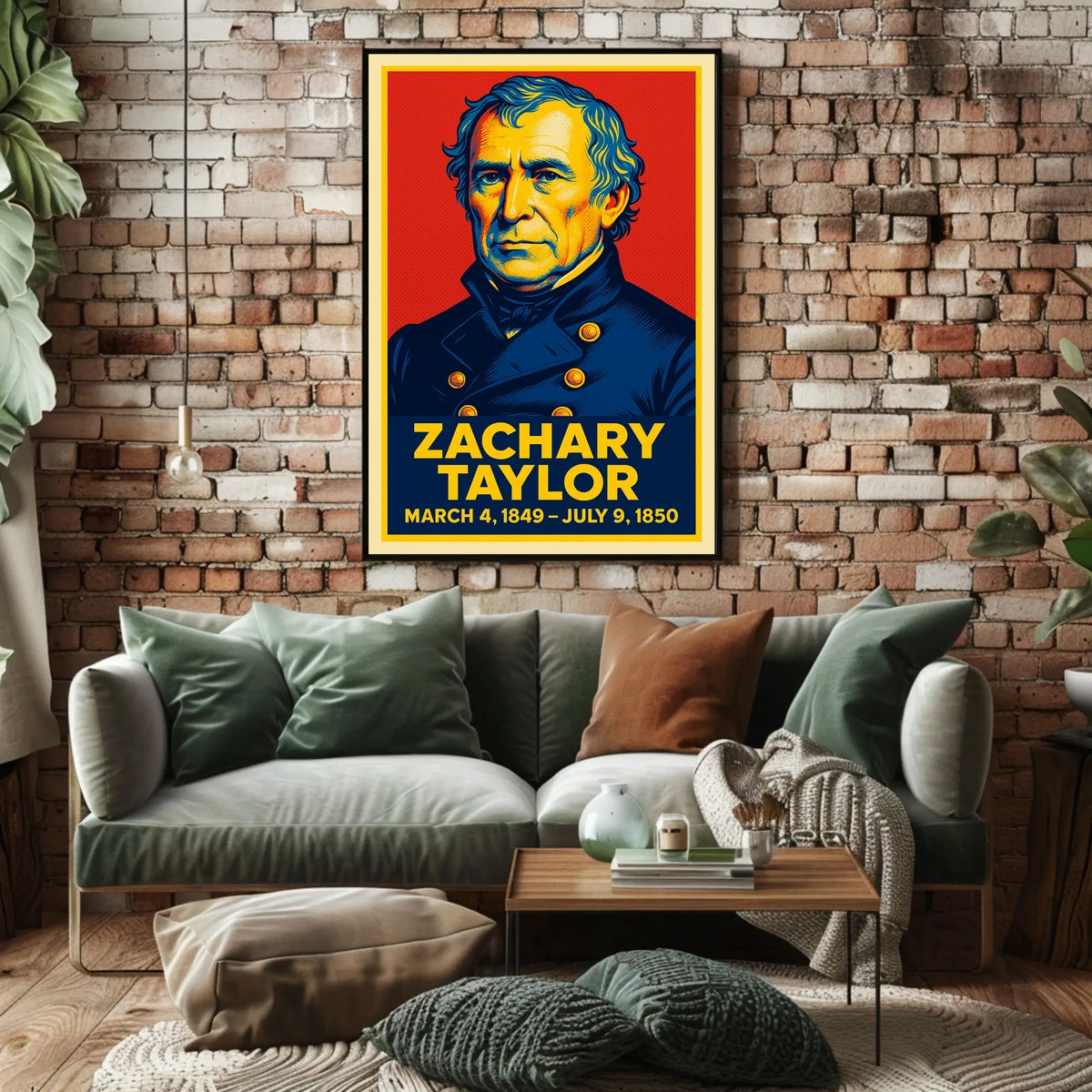 Zachary Taylor 12Th President Poster