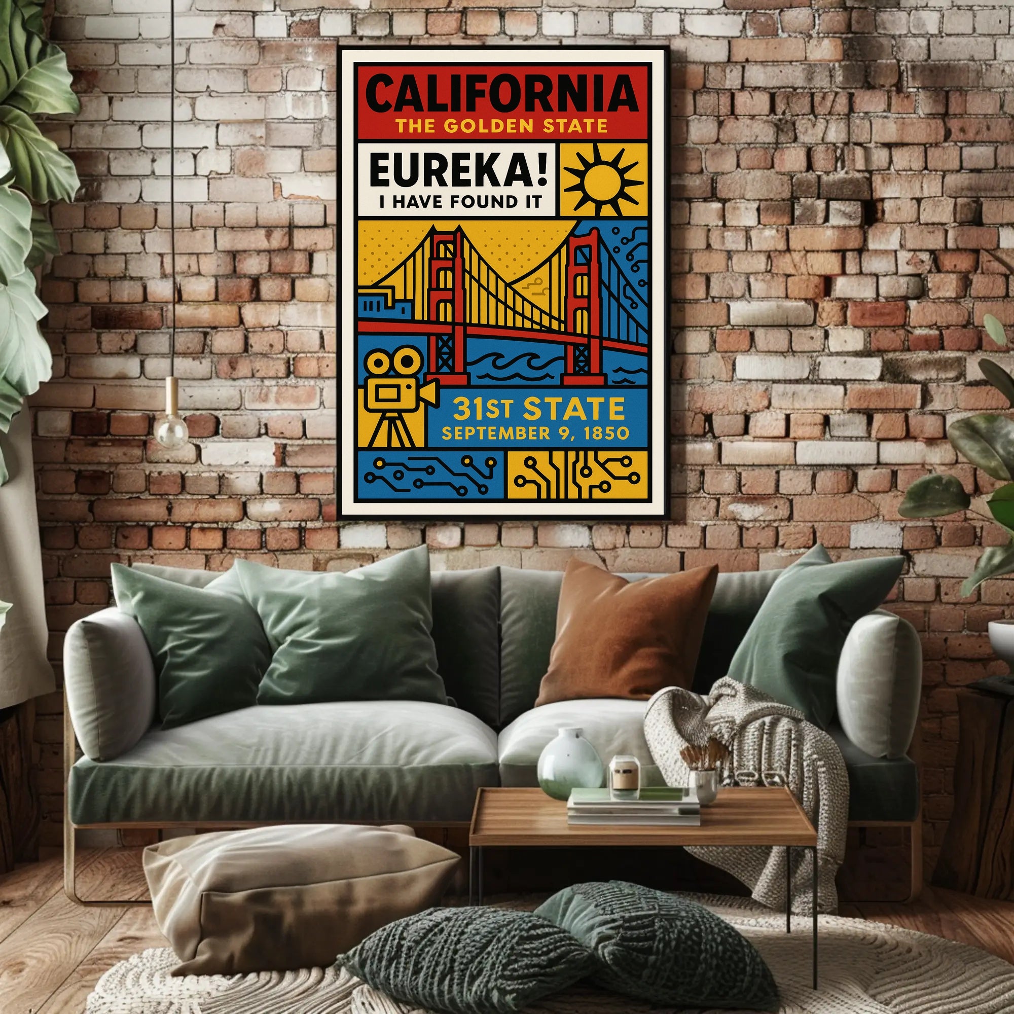 California's Iconic Heritage Poster