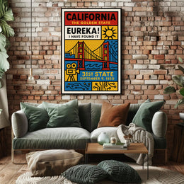 California's Iconic Heritage Poster