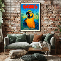 Gaws  Youll Be Flapping with Fear Poster PosterGoat
