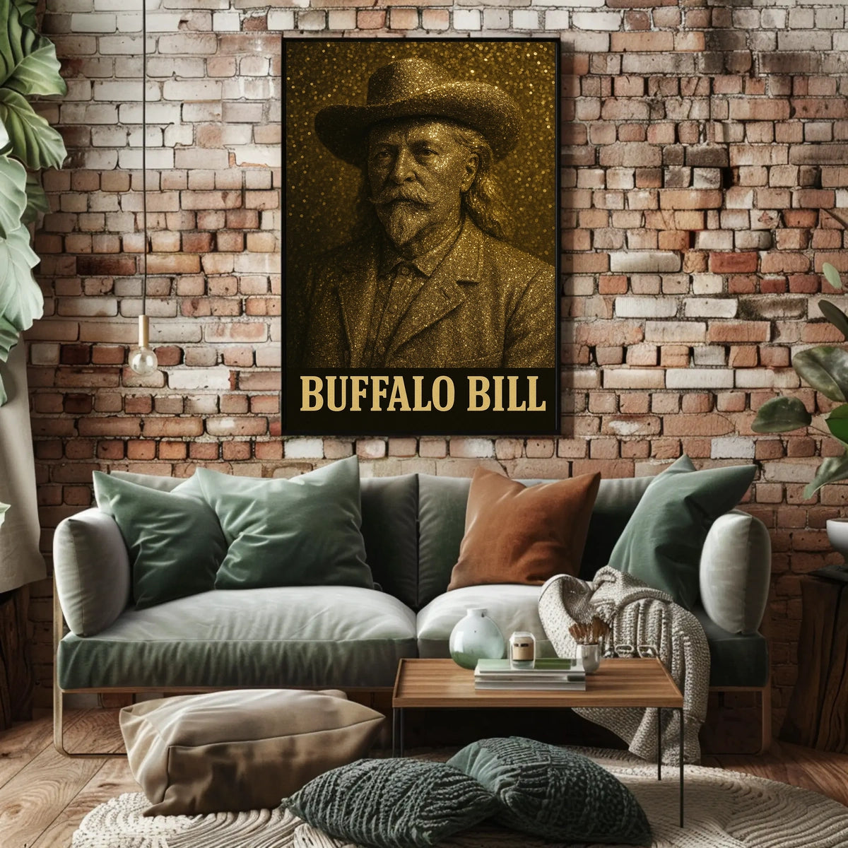 Buffalo Bill Western Portrait: Cultural or Heritage Poster