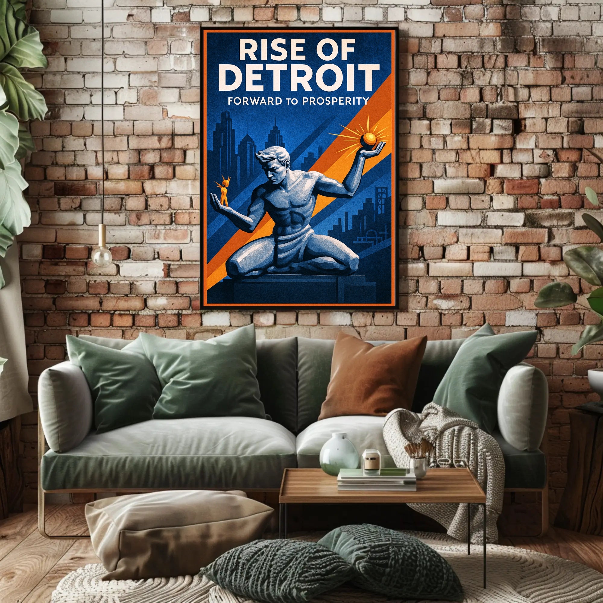 Rise of Detroit Poster PosterGoat