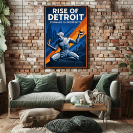 Rise of Detroit Poster PosterGoat