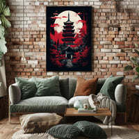 Moonlit Pagoda Poster