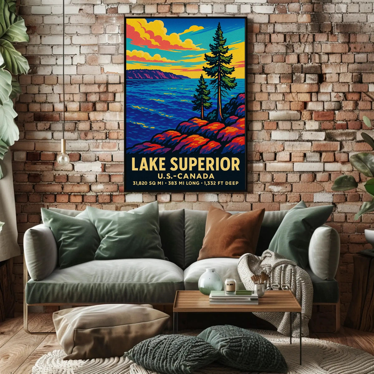 Lake Superior Scenic Poster