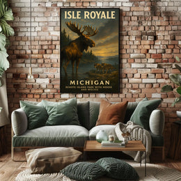 Isle Royale MichiganS Remote Poster