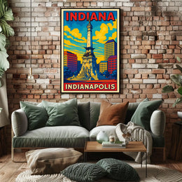Indianapolis Monument Poster
