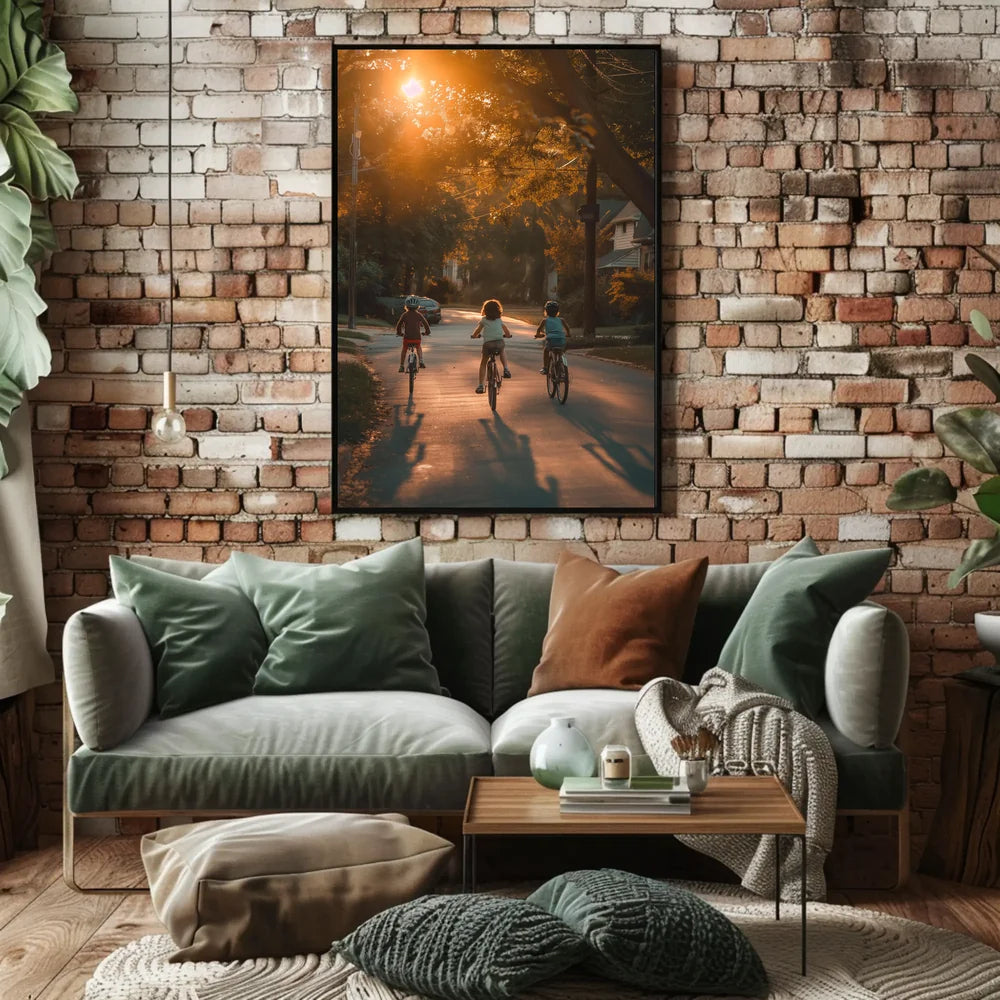 Vibrant Nature Adventure Landscape Poster