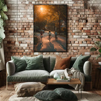 Vibrant Nature Adventure Landscape Poster