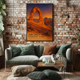Delicate Arch Sunset: Majestic Nature Wall Art