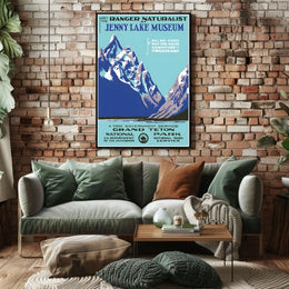 Jenny Lake Museum Grand Teton National Poster