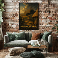 PuUkoholā Heiau Sacred Temple Poster