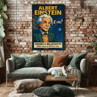 Albert Einstein Theory Of Relativity Poster