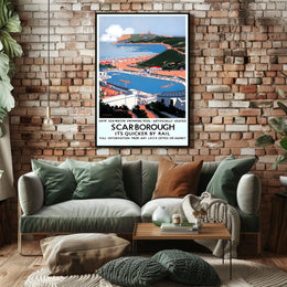 Scarborough Seaside Promotion Poster