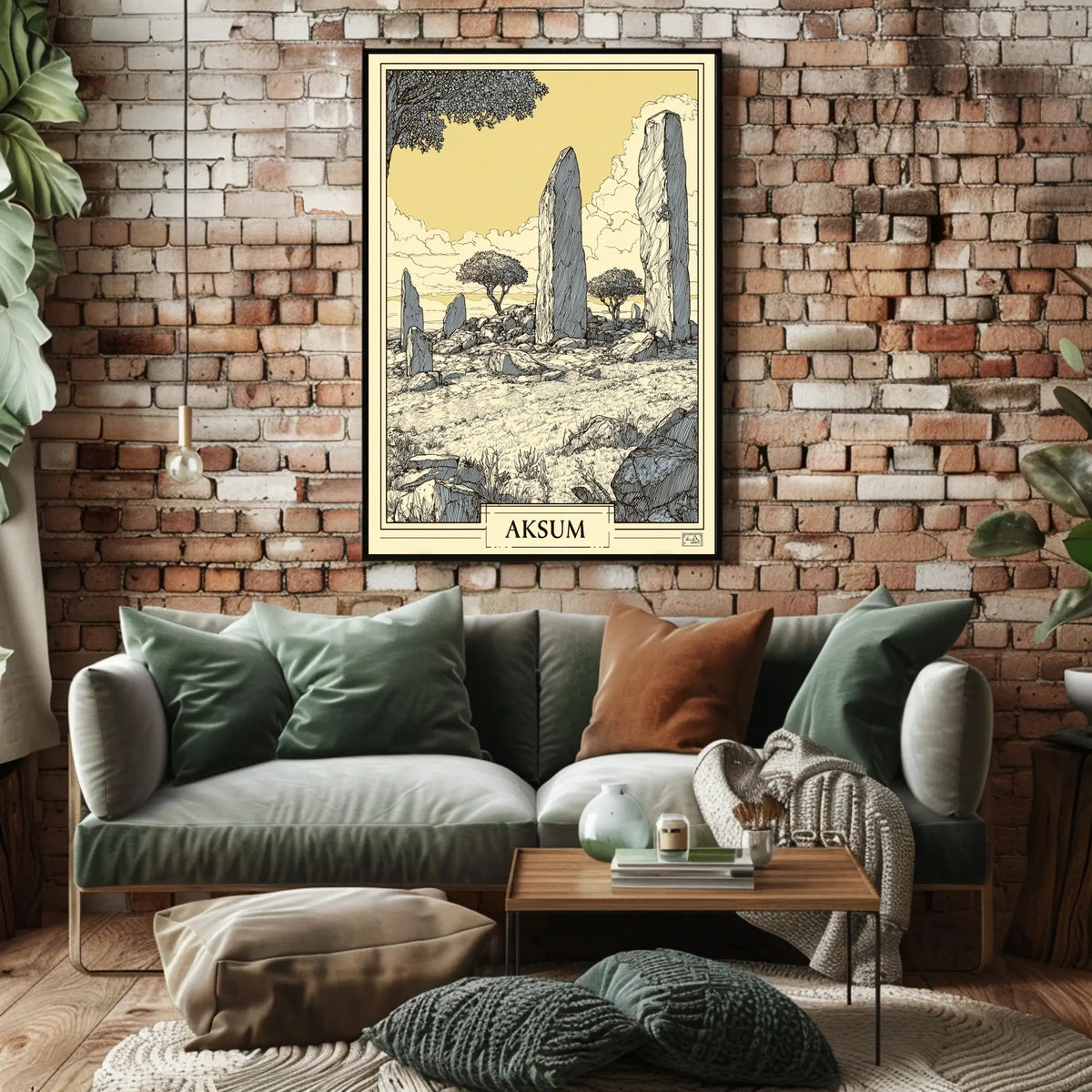 Aksum Ancient Monoliths Poster