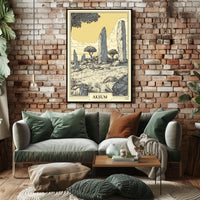 Aksum Ancient Monoliths Poster