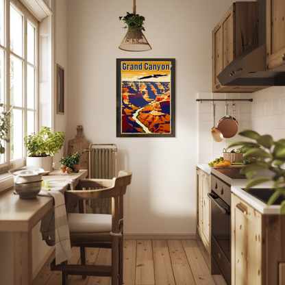 Grand Canyon Eagle Poster