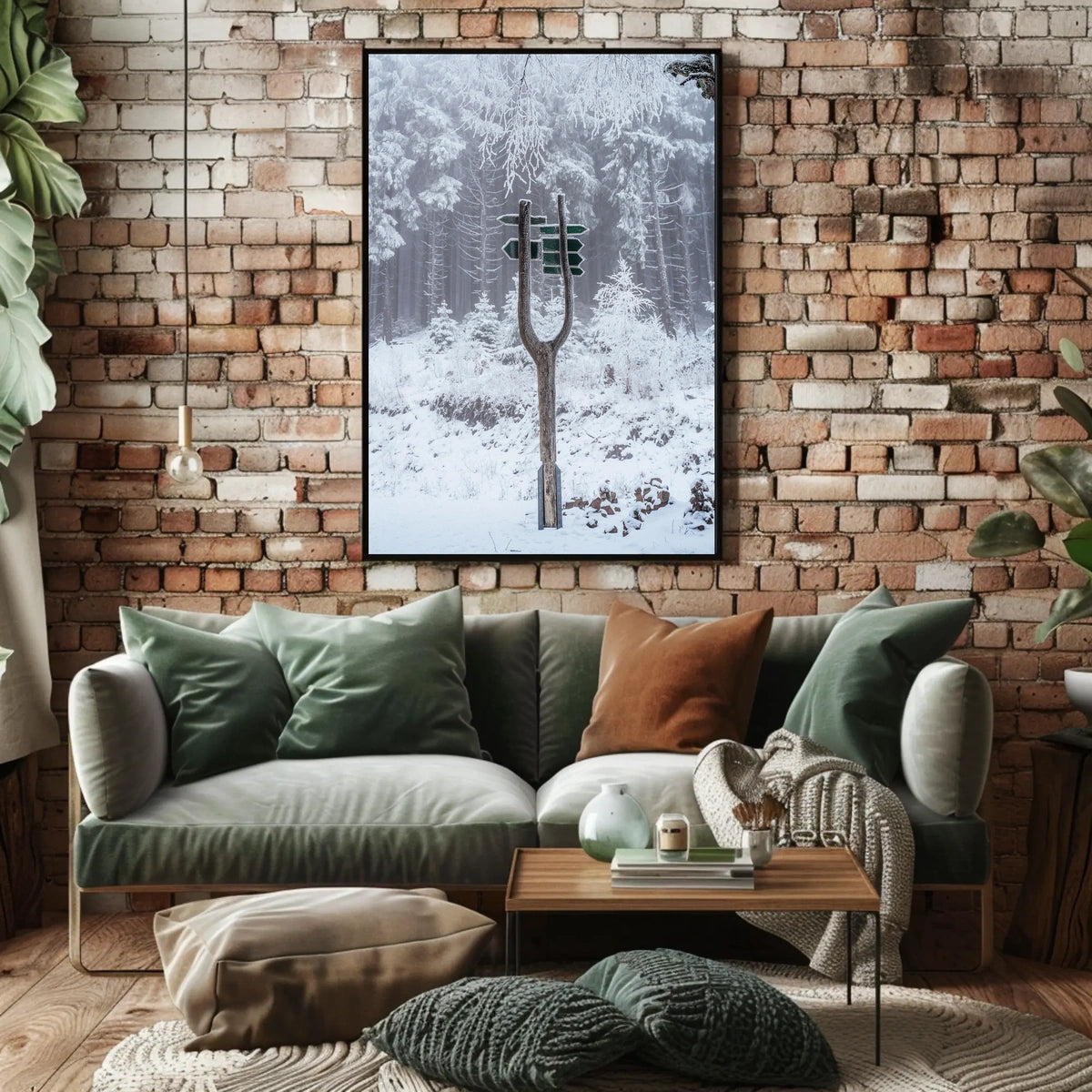 Winter Wonderland Signpost Poster