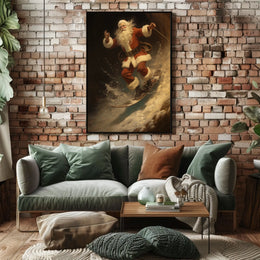 SantaS Snowboard Adventure Poster