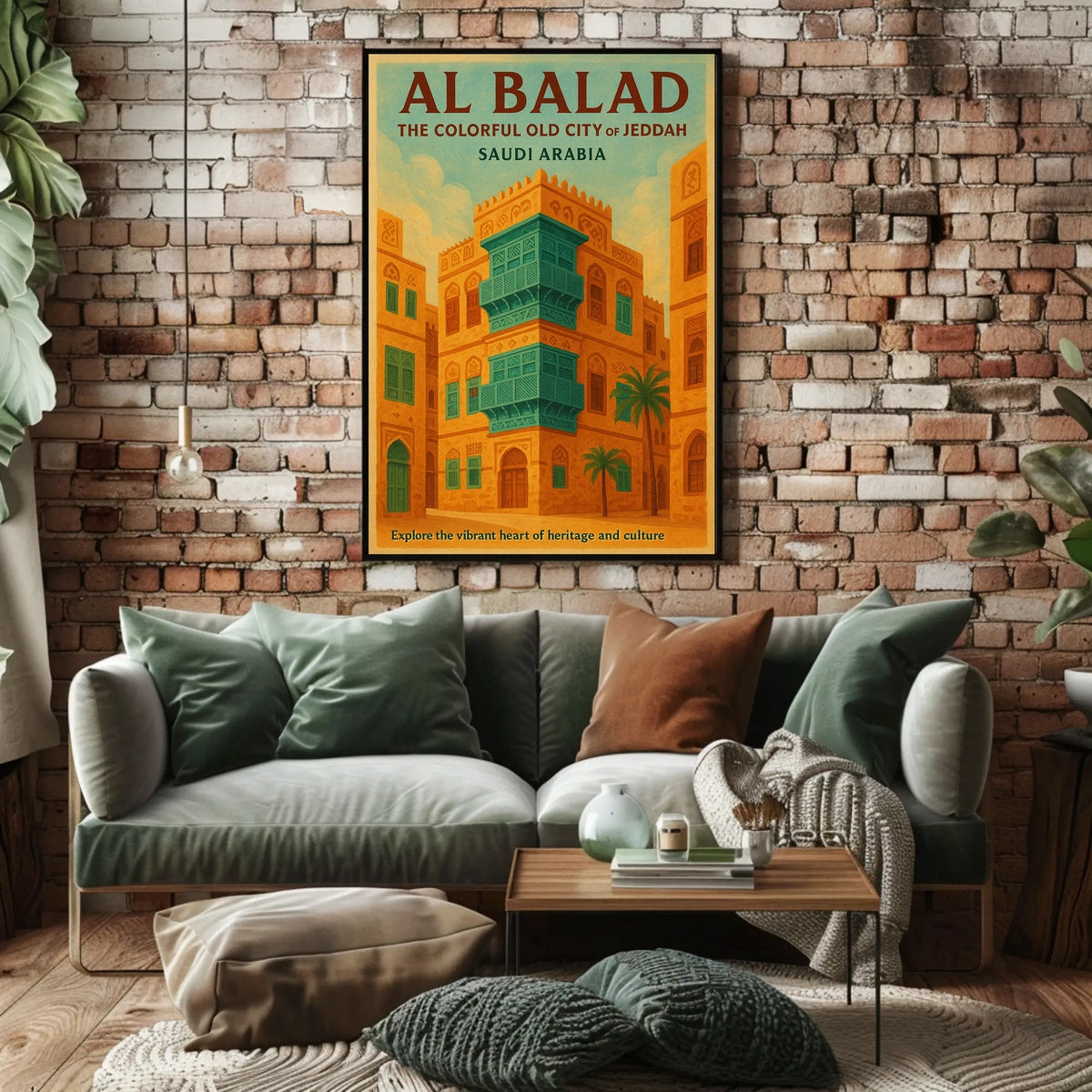 Al Balad The Colorful Old City Of Poster
