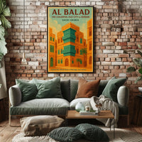 Al Balad The Colorful Old City Of Poster