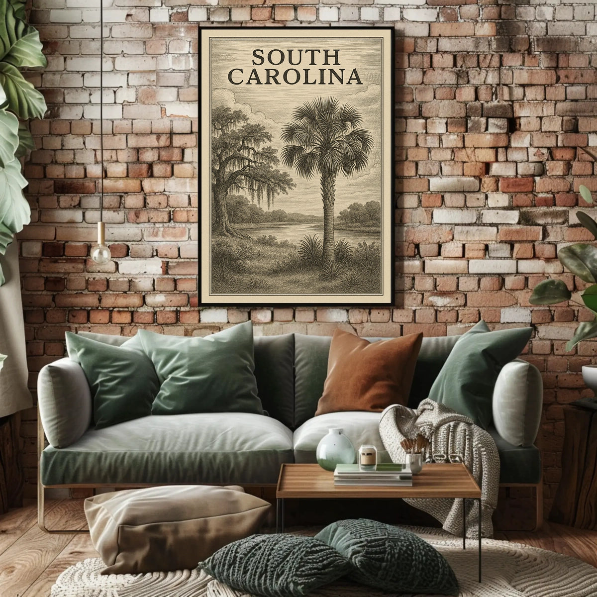 South Carolina Landscape Poster