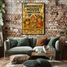 Gingerbread House Competition Poster