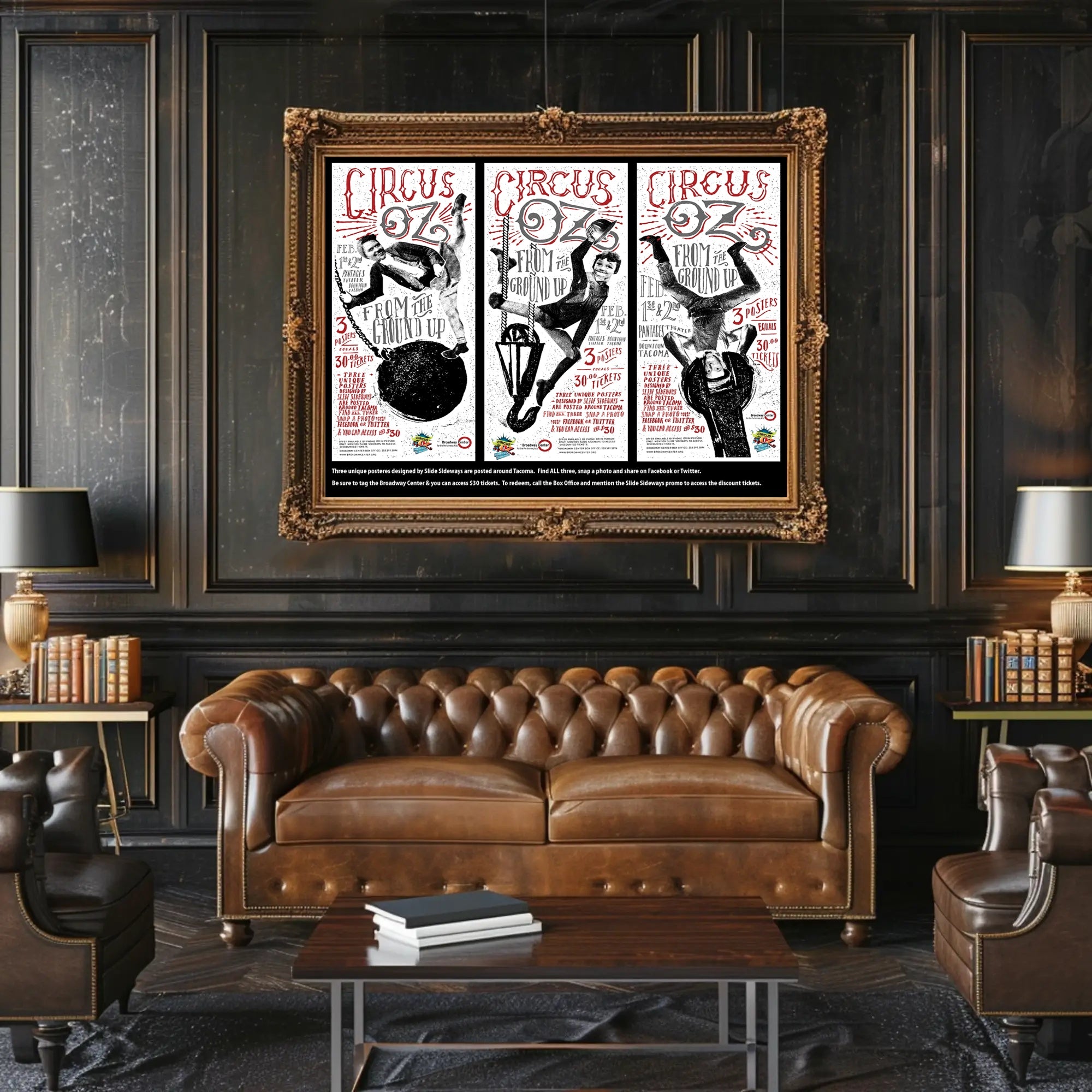 Circus Oz – From the Ground Up Poster