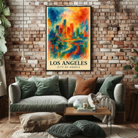 Los Angeles City Of Angels Poster