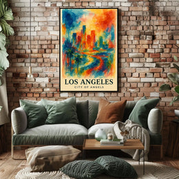 Los Angeles City Of Angels Poster