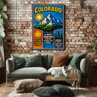 Colorado Mile High City Poster