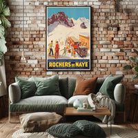 Rochers De Naye Swiss Mountain Poster