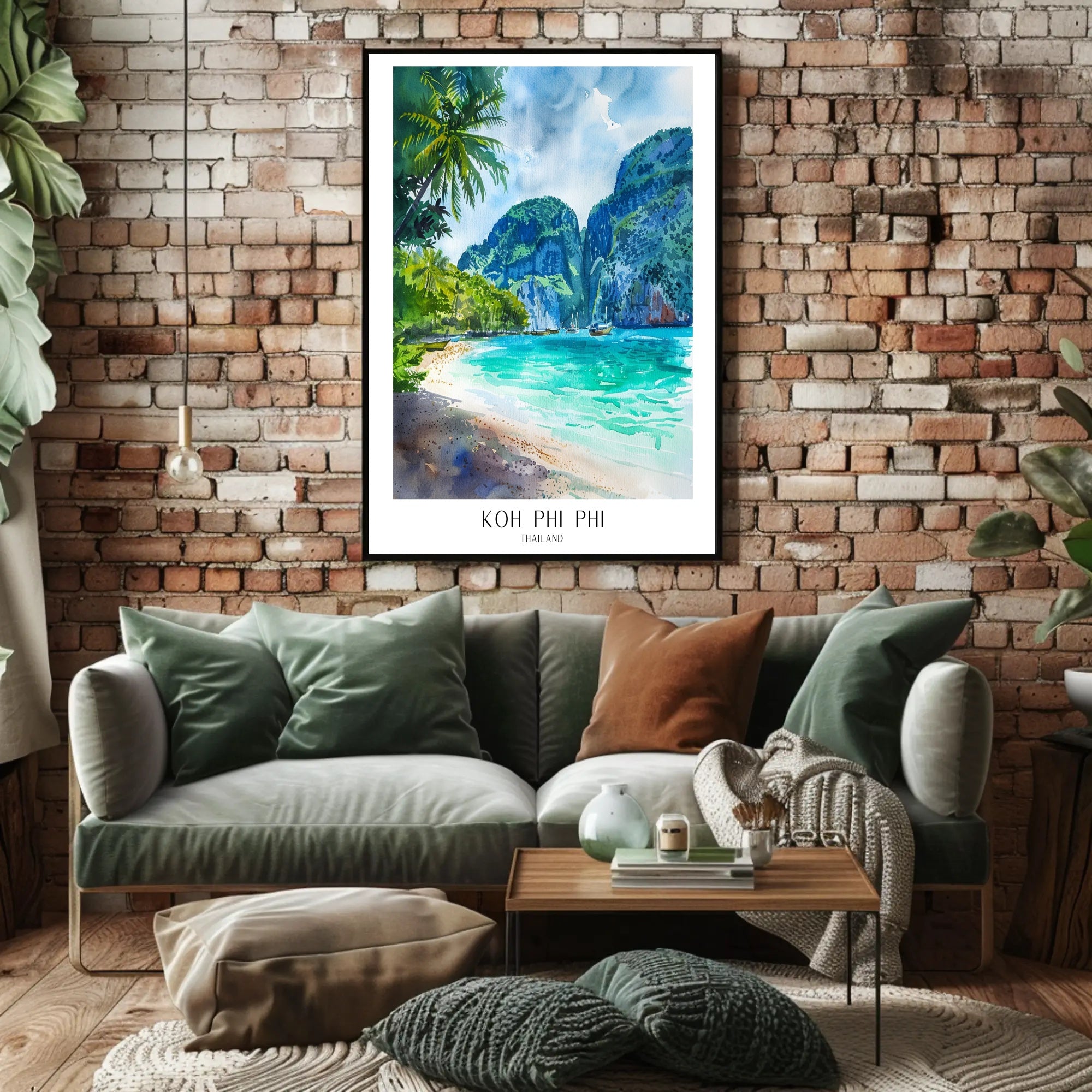 Koh Phi Phi Tropical Paradise Travel Poster PosterGoat