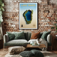 Lake Tahoe Adventure Poster PosterGoat