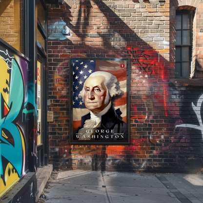 George Washington 1st President Of The United States Portrait