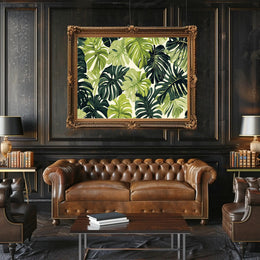 Tropical Foliage Delight Poster
