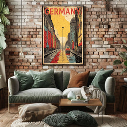 Germany Urban Street Art Poster