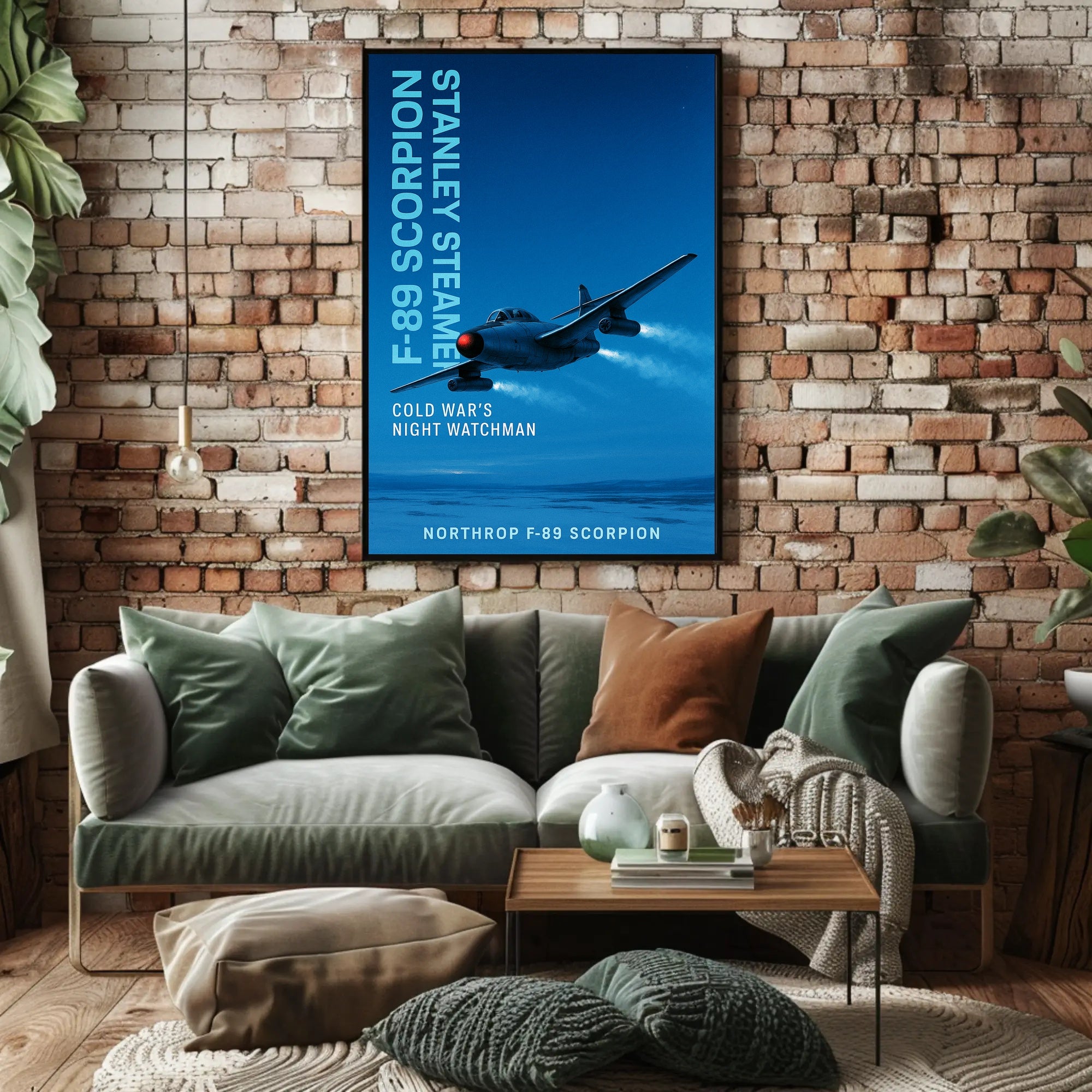 Northrop F-89 Scorpion Cold War's Night Watchman Poster PosterGoat