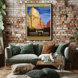 Zion National Park Explore Nature Poster PosterGoat