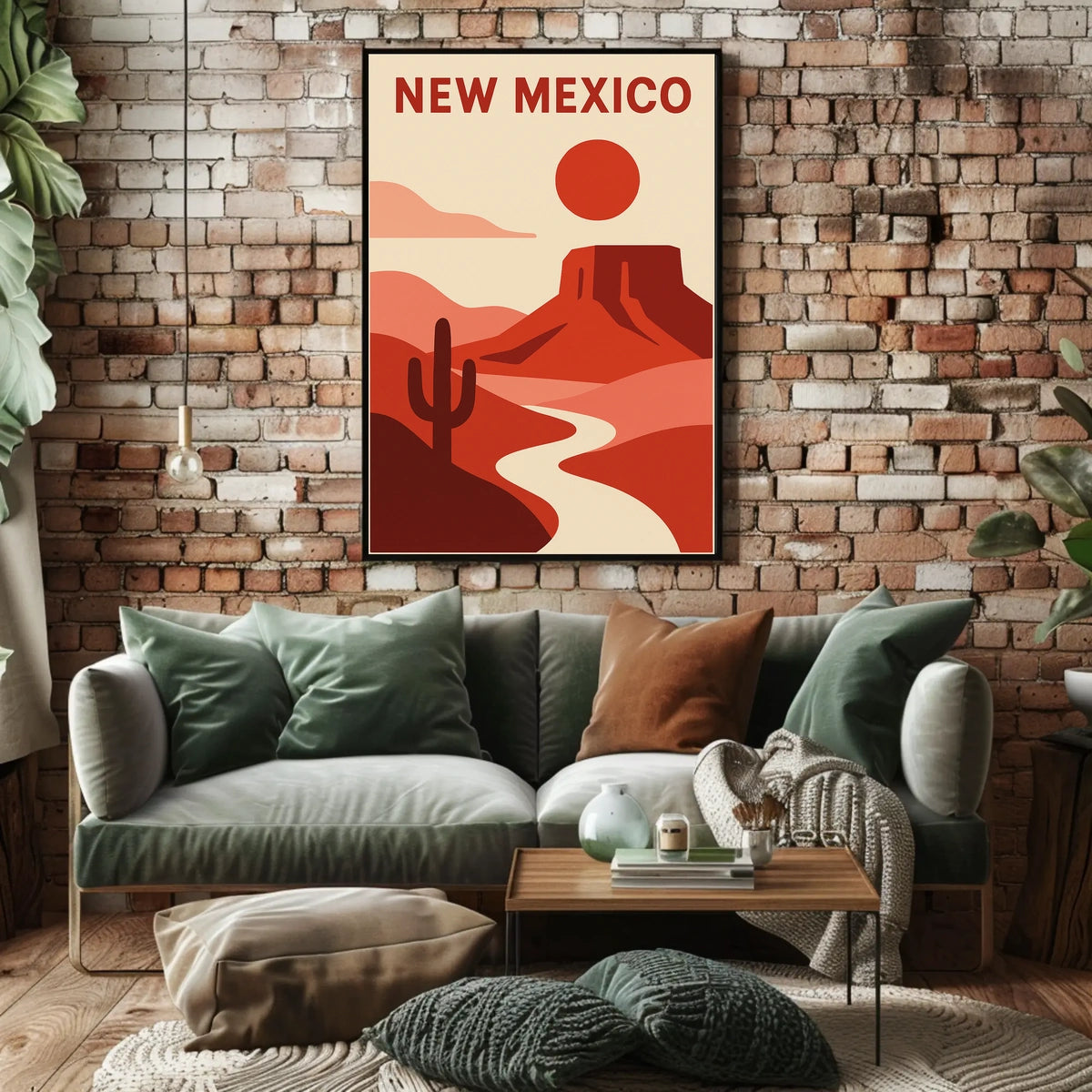 New Mexico Desert Landscape Poster