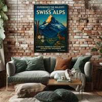 Experience the Majesty of the Swiss Alps Poster