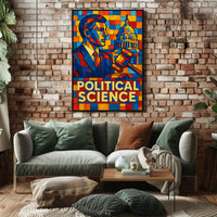 Political Science Mosaic Poster