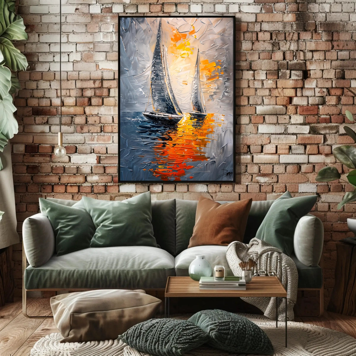 Sailing into the Sunset Poster